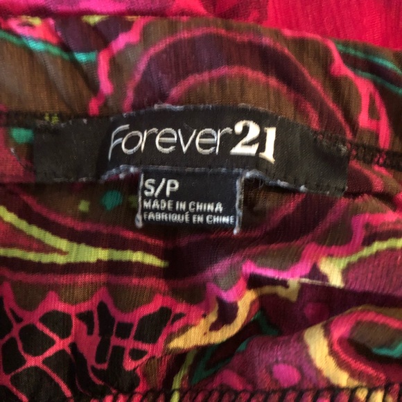 Forever 21 Halter Maxi Dress Boho Print SP - Picture 6 of 8